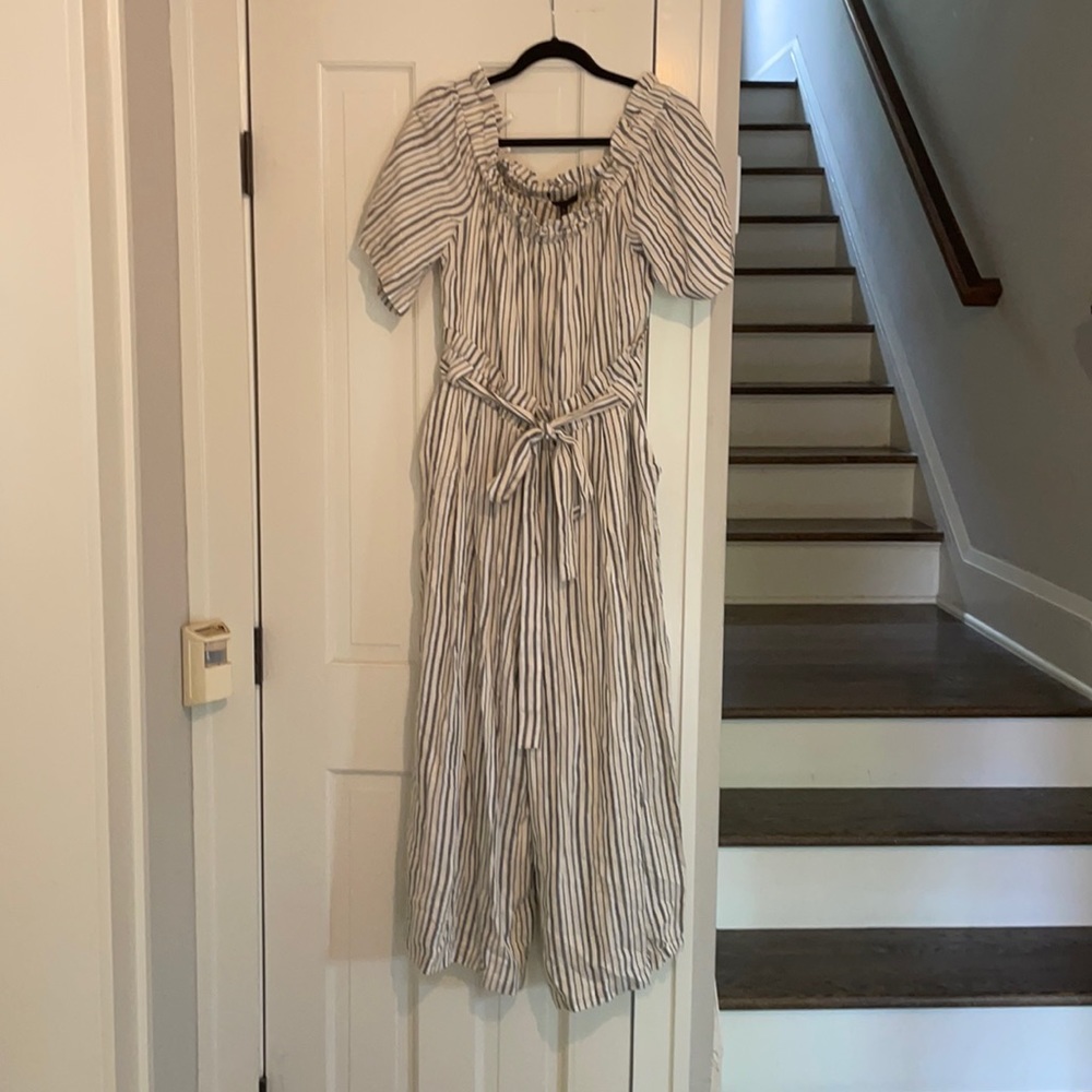 BCBG striped jumpsuit - NEVER WORN - New w/o tags